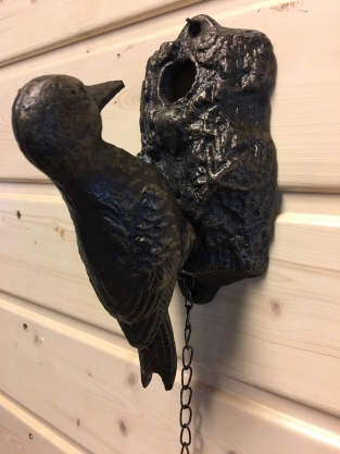 Door knocker Woodpecker - Bronze - Metal